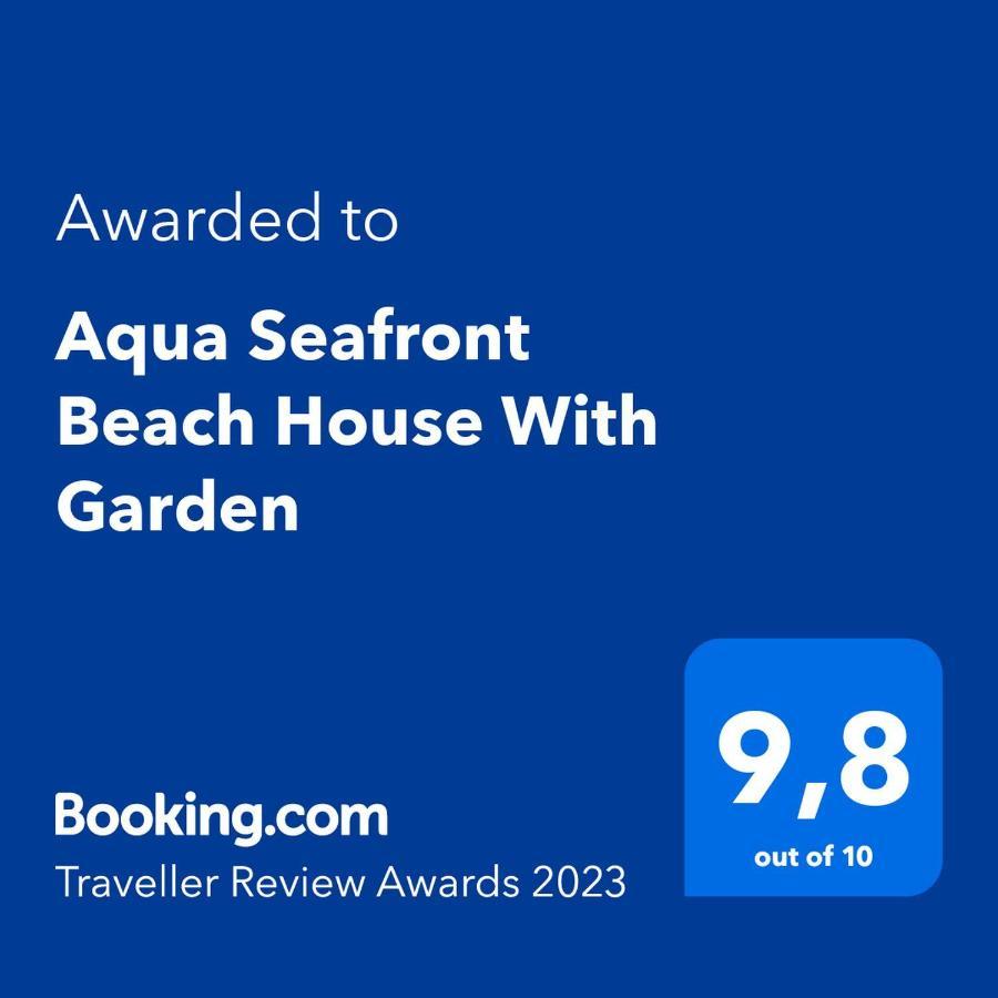 Aqua Seafront Glyfada Corfu Beach House With Garden Zewnętrze zdjęcie