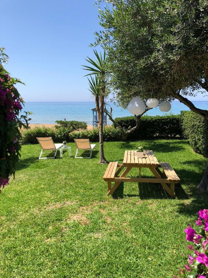 Aqua Seafront Glyfada Corfu Beach House With Garden Zewnętrze zdjęcie