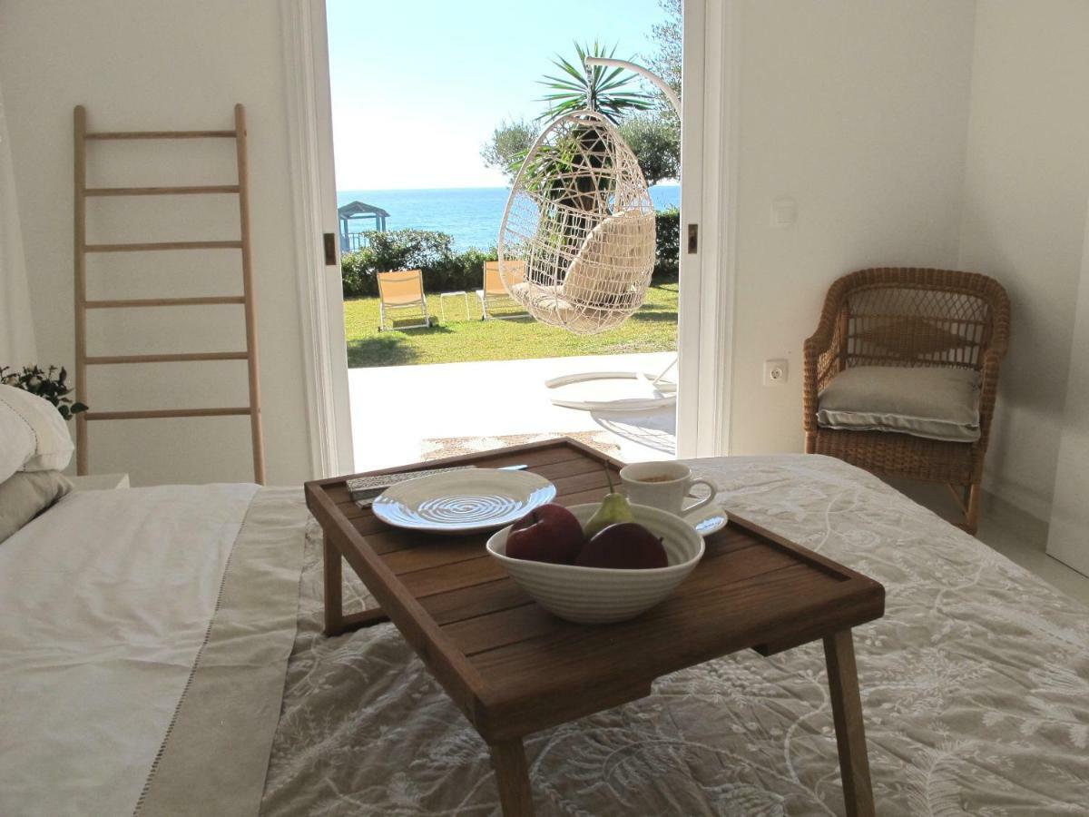 Aqua Seafront Glyfada Corfu Beach House With Garden Zewnętrze zdjęcie